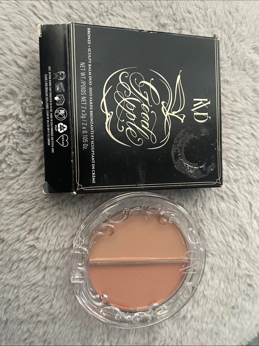 KVD Shade Duo Cream Contour & Bronzer — Nude Tan